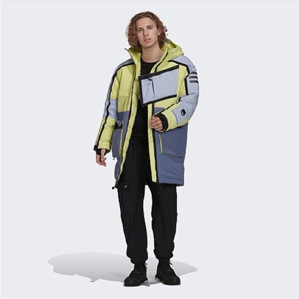 NWT ADIDAS MENS XPLORIC DOWN PARKA OUTDOOR JACKET GP3110 size L